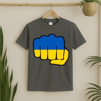 Support Ukraine Flag Fist T-Shirt