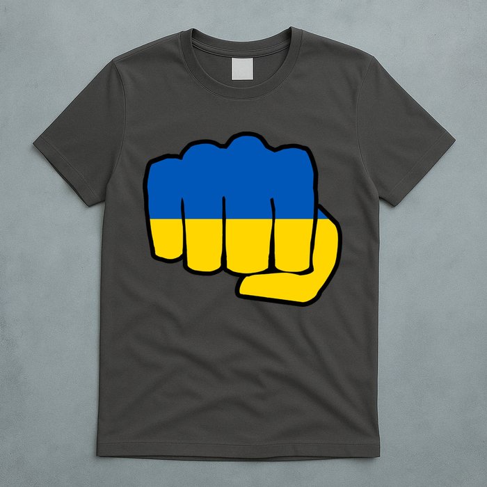 Support Ukraine Flag Fist T-Shirt