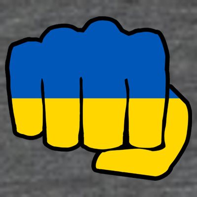 Support Ukraine Flag Fist T-Shirt