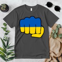 Support Ukraine Flag Fist Premium T-Shirt