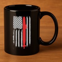Submarine Usa Flag Gift For Submariner 11oz C Handle Ceramic Mug