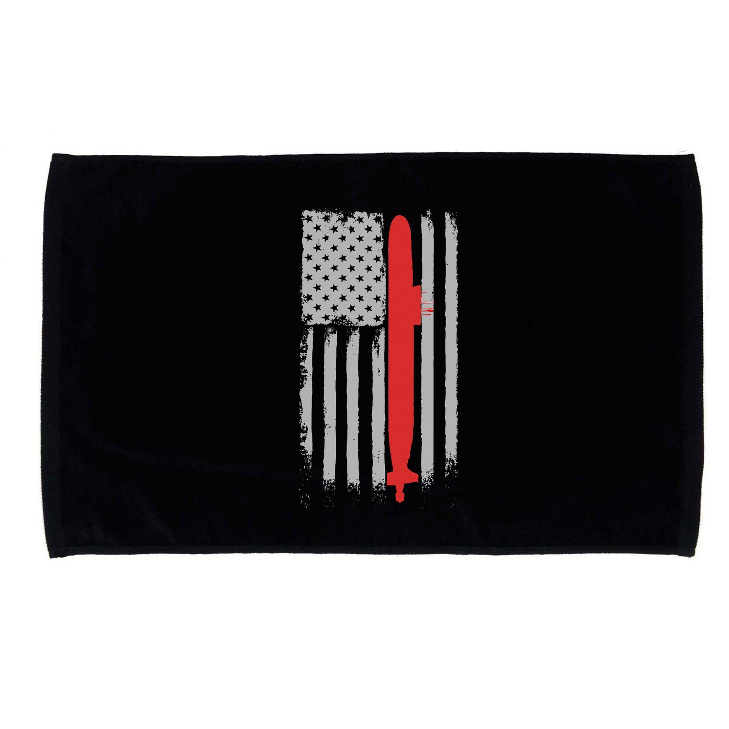 Submarine Usa Flag Gift For Submariner Microfiber Hand Towel