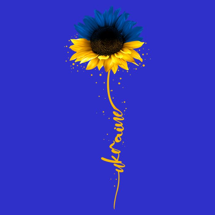 Sunflower Ukrainian Flag Tee I Stand With Ukraine Peace Gift Sweatshirt
