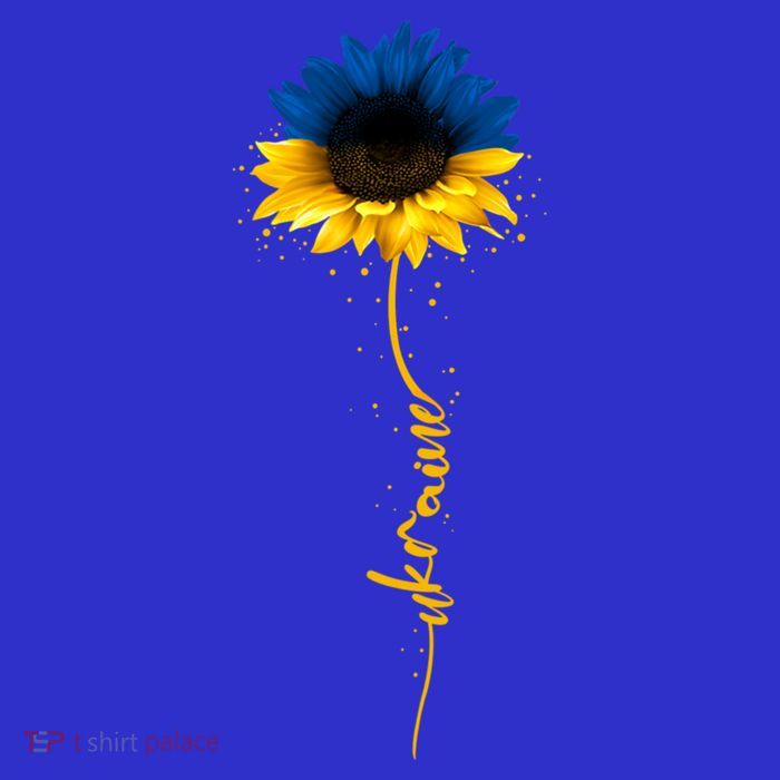 Sunflower Ukrainian Flag Tee I Stand With Ukraine Peace Gift Ladies Long Sleeve Shirt