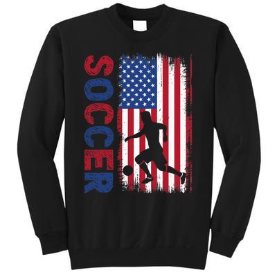 Soccer Usa Flag For Soccer Lover Sweatshirt