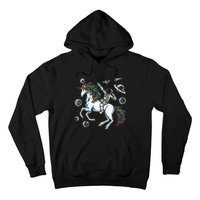 Space Unicorns Funny Astronaut Planet Travel Hoodie