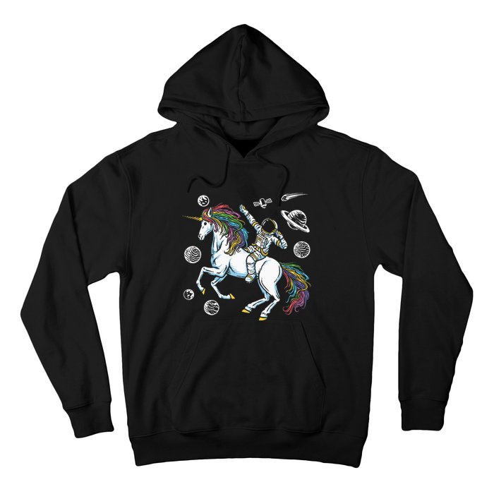 Space Unicorns Funny Astronaut Planet Travel Hoodie