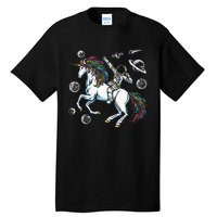 Space Unicorns Funny Astronaut Planet Travel Tall T-Shirt