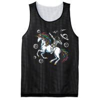 Space Unicorns Funny Astronaut Planet Travel Mesh Reversible Basketball Jersey Tank