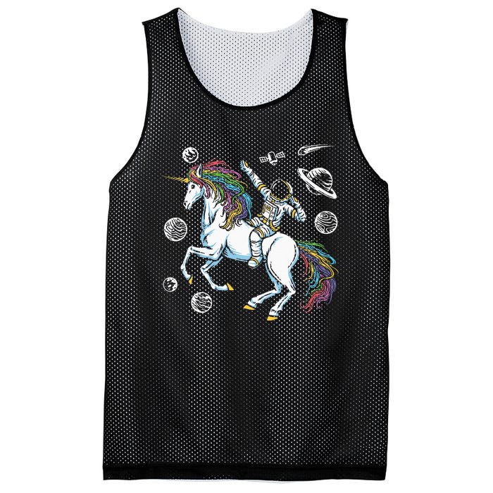 Space Unicorns Funny Astronaut Planet Travel Mesh Reversible Basketball Jersey Tank