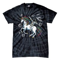 Space Unicorns Funny Astronaut Planet Travel Tie-Dye T-Shirt