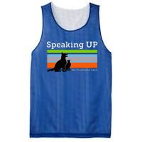 Speaking Up For Those Who CanT Stop Animal Abuse Awareness Mesh Reversible Basketball Jersey Tank