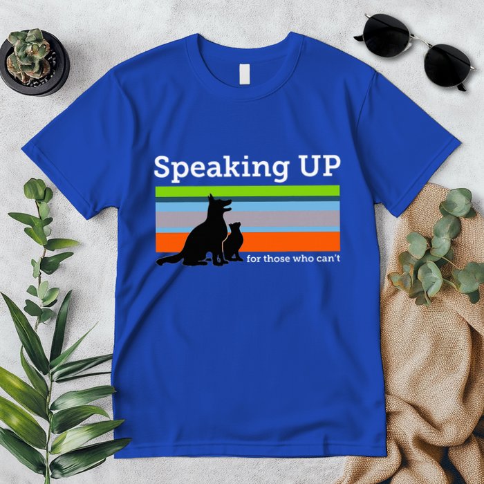 Speaking Up For Those Who CanT Stop Animal Abuse Awareness Premium T-Shirt