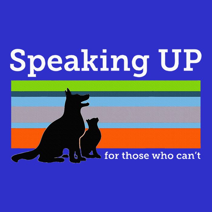 Speaking Up For Those Who CanT Stop Animal Abuse Awareness Zip Tote Bag