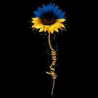 Sunflower Ukrainian Flag Tee I Stand With Ukraine Peace Gift Cooling Performance Crew T-Shirt
