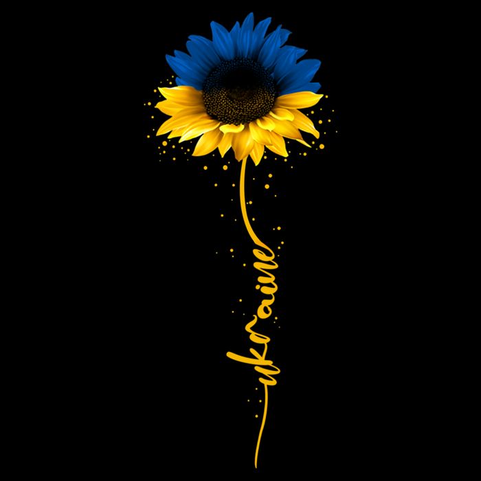 Sunflower Ukrainian Flag Tee I Stand With Ukraine Peace Gift Cooling Performance Crew T-Shirt
