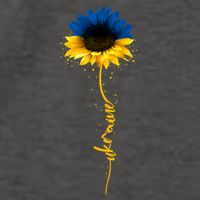 Sunflower Ukrainian Flag Tee I Stand With Ukraine Peace Gift Vector Backpack