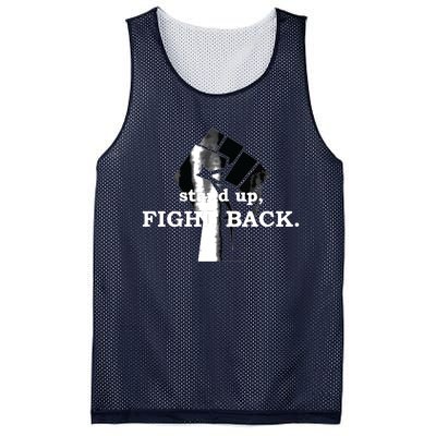 Stand Up, Fight Back | Activist, Civil Rights, Protest Mesh Reversible Basketball Jersey Tank