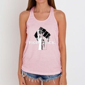 Stand Up, Fight Back | Activist, Civil Rights, Protest Women's Knotted Racerback Tank