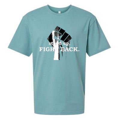 Stand Up, Fight Back | Activist, Civil Rights, Protest Sueded Cloud Jersey T-Shirt