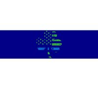 Shamrock Usa Flag Thin Blue Line Police St Patricks Day Gift Bumper Sticker