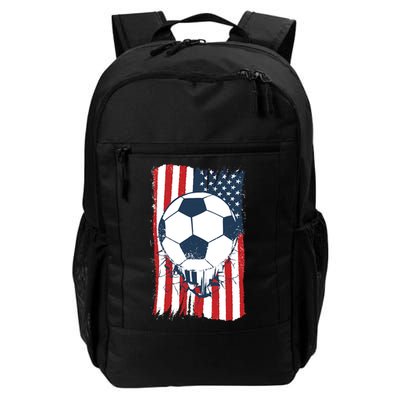 Soccer USA Flag, Soccer Ball Graphic Boys Backpack