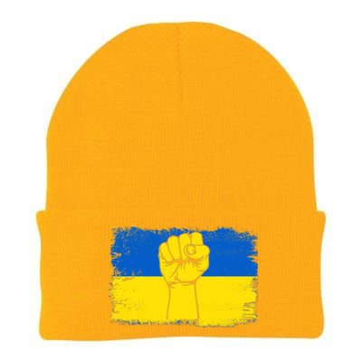 Support Ukraine Flag I Stand With Ukraine Gift Knit Cap Winter Beanie