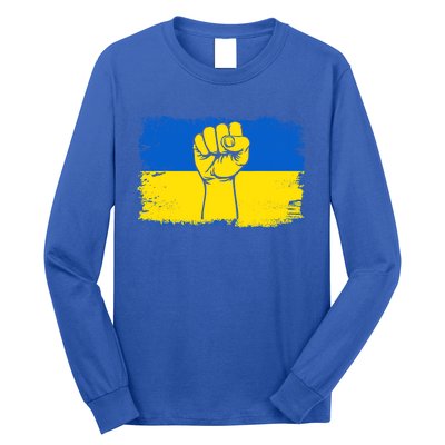 Support Ukraine Flag I Stand With Ukraine Gift Long Sleeve Shirt