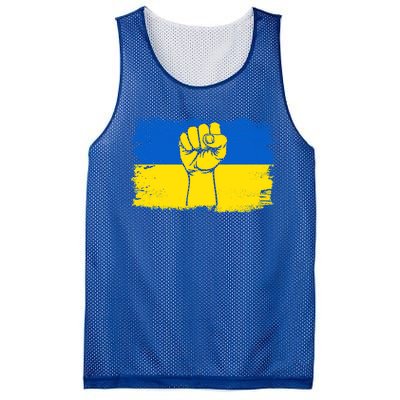 Support Ukraine Flag I Stand With Ukraine Gift Mesh Reversible Basketball Jersey Tank