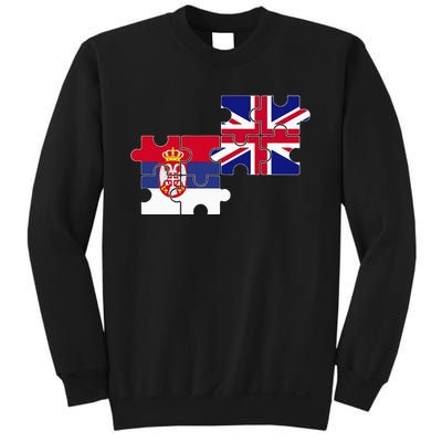 Serbia Uk Flag British Serbian Sweatshirt