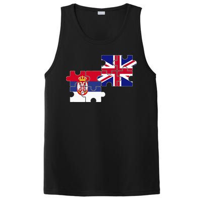 Serbia Uk Flag British Serbian PosiCharge Competitor Tank