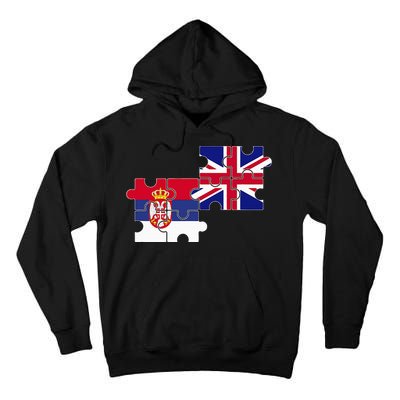 Serbia Uk Flag British Serbian Tall Hoodie