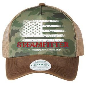 Steamfitter Usa Flag Patriotic For A Pipefitter Legacy Tie Dye Trucker Hat