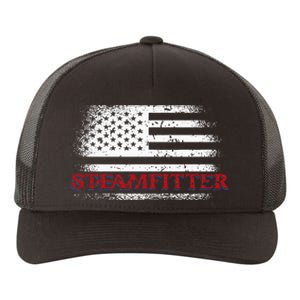 Steamfitter Usa Flag Patriotic For A Pipefitter Yupoong Adult 5-Panel Trucker Hat