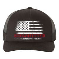 Steamfitter Usa Flag Patriotic For A Pipefitter Yupoong Adult 5-Panel Trucker Hat