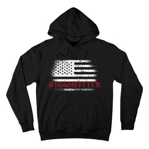 Steamfitter Usa Flag Patriotic For A Pipefitter Hoodie