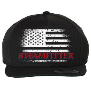 Steamfitter Usa Flag Patriotic For A Pipefitter Wool Snapback Cap