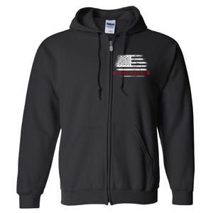 Steamfitter Usa Flag Patriotic For A Pipefitter Full Zip Hoodie