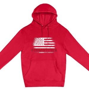 Steamfitter Usa Flag Patriotic For A Pipefitter Premium Pullover Hoodie