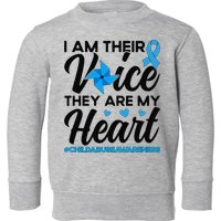 Stand Up For Children Boho Rainbow Child Abuse Awareness Toddler Sweatshirt