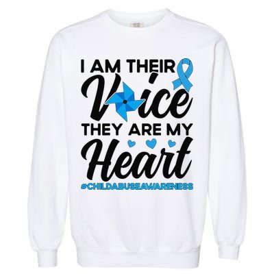 Stand Up For Children Boho Rainbow Child Abuse Awareness Garment-Dyed Sweatshirt