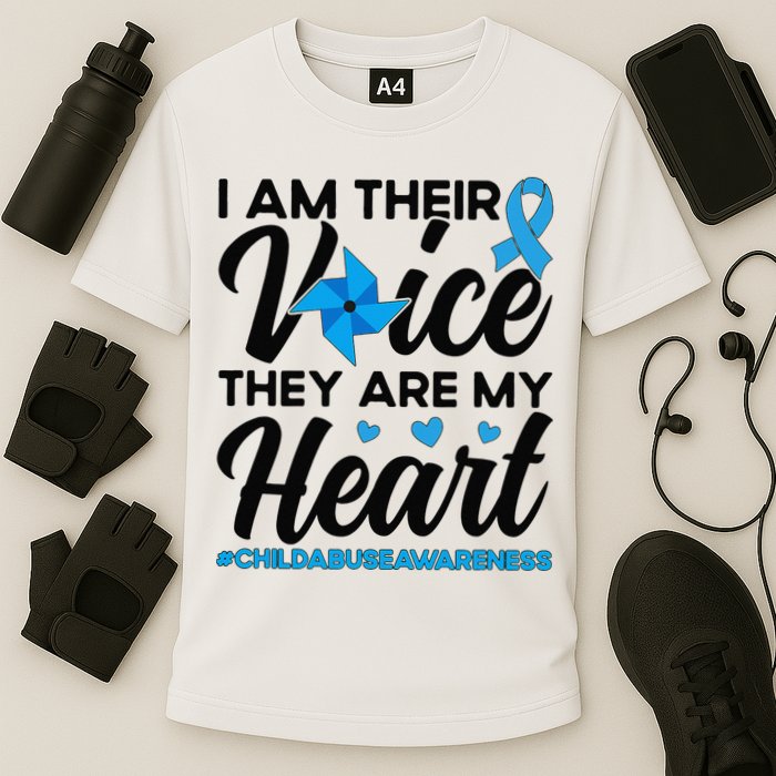 Stand Up For Children Boho Rainbow Child Abuse Awareness Cooling Performance Crew T-Shirt