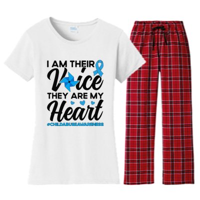 Stand Up For Children Boho Rainbow Child Abuse Awareness Women's Flannel Pajama Set