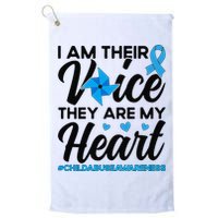 Stand Up For Children Boho Rainbow Child Abuse Awareness Golf Towel