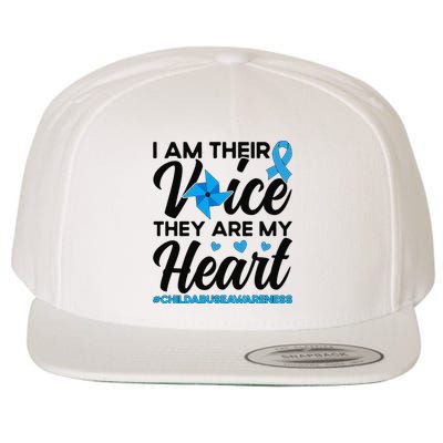 Stand Up For Children Boho Rainbow Child Abuse Awareness Wool Snapback Cap