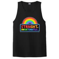 Straight Unfortunately Funny Lgbtq PosiCharge Competitor Tank