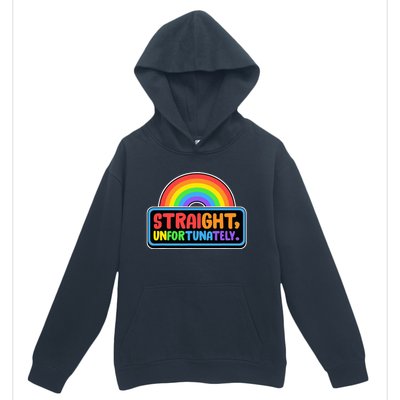 Straight Unfortunately Funny Lgbtq Urban Pullover Hoodie