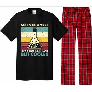 Science Uncle Funny Biology Chemistry Physics FatherS Day Great Gift Pajama Set