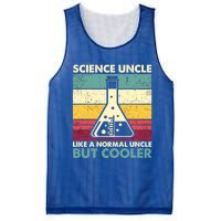 Science Uncle Funny Biology Chemistry Physics FatherS Day Great Gift Mesh Reversible Basketball Jersey Tank