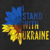 Sunflower Ukraine Flag I Stand With Ukraine Adult Drive Performance Visor